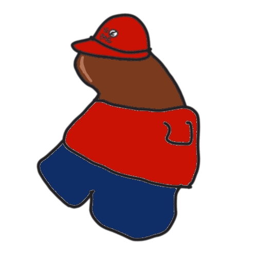 A bean with John Cena clothes