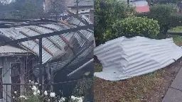 IMPRESIONANTES REGISTROS | Tornado en Penco: volaron techos y más de mil clientes están sin energía eléctrica