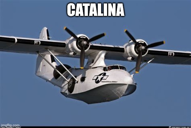 el avión Catalina.