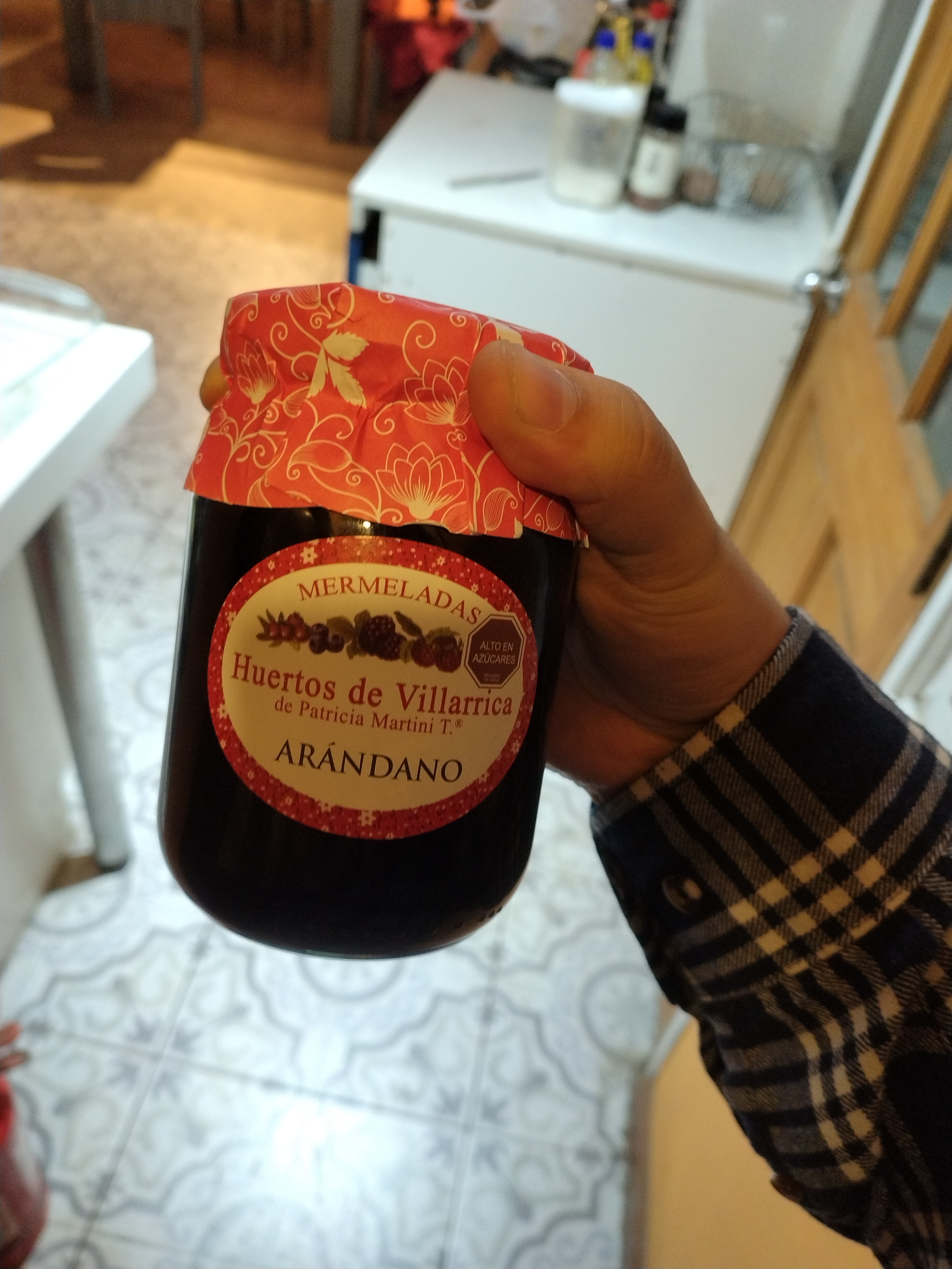 Jarra de Mermelada de arándanos